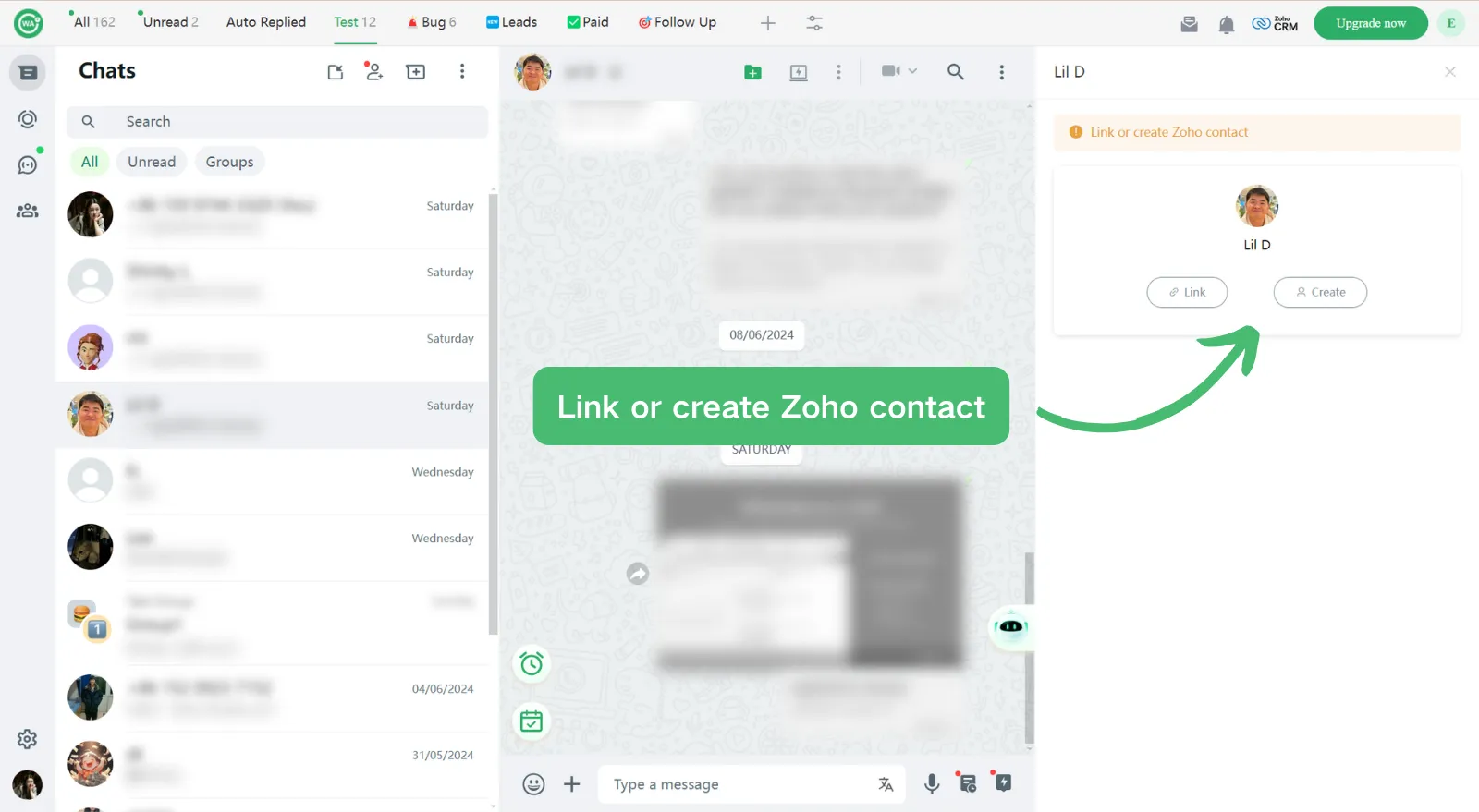 WhatsApp Website Integration