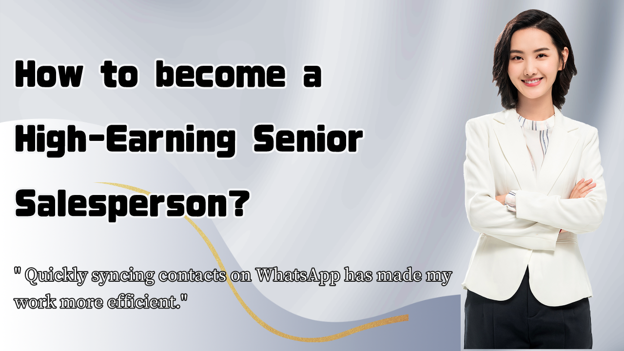 Becoming a High-Earning Senior Salesperson