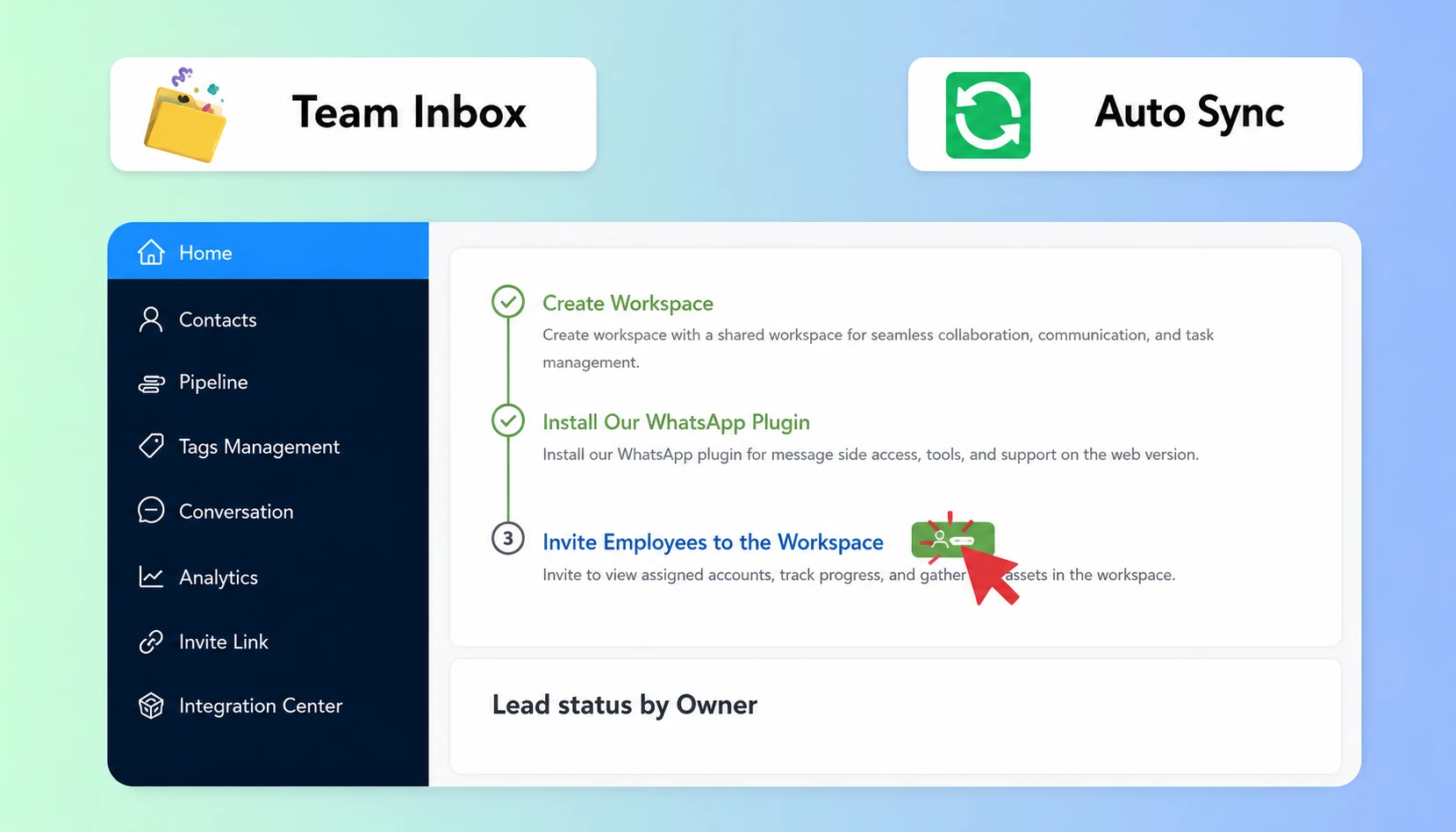 WAPlus CRM -Team Management