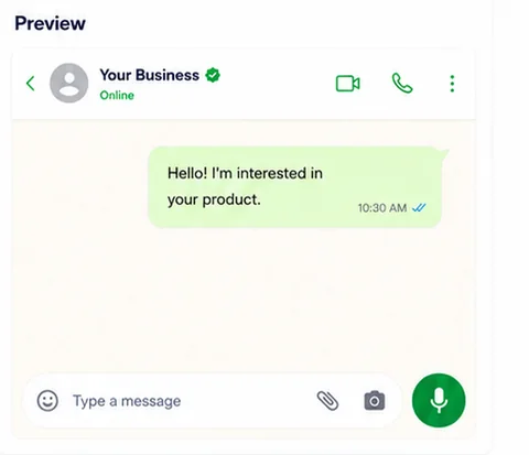 WhatsApp-Link-Generator mit vorausgefüllter Nachricht